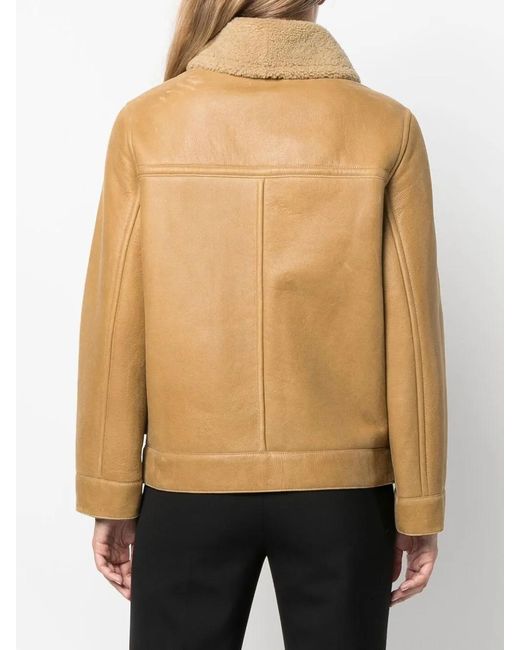 Yves Salomon Brown Lambskin Short Jacket