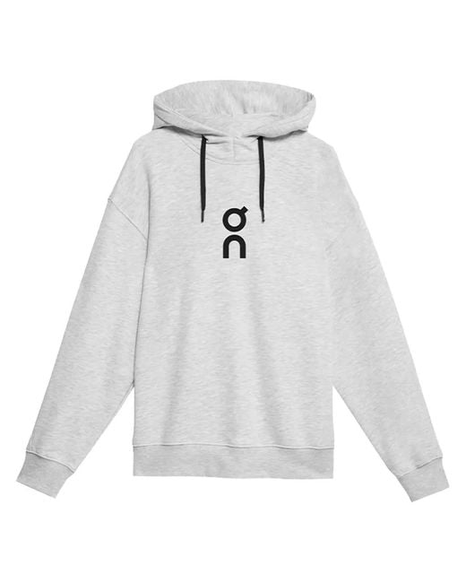 On Shoes White Club Hoodie for men