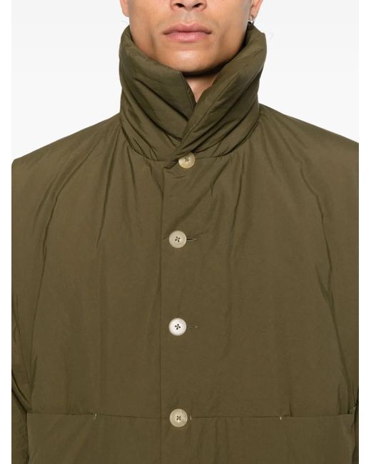 Abrigo Con Botones Ma+ de hombre de color Green