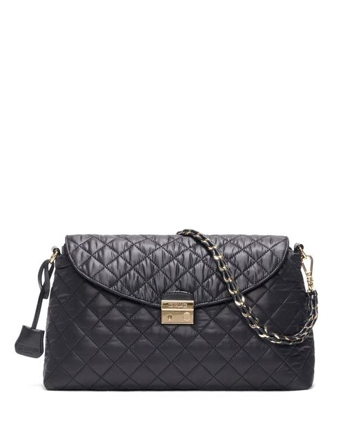 MZ Wallace Gray Crosby Lock Shoulder Bag