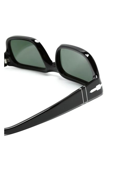 Persol Green Adrien Rectangle-Frme Sunglasses