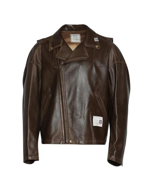 Maison Mihara Yasuhiro Brown Zip-Fastening Jacket for men