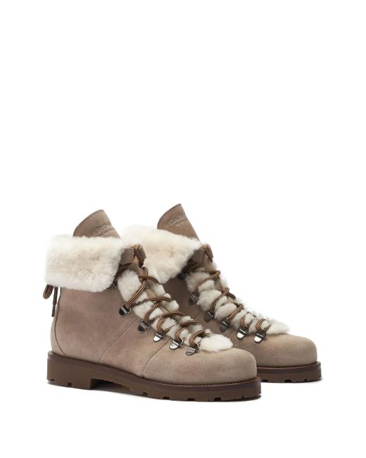 Scarosso Brown Kat Combat Boots