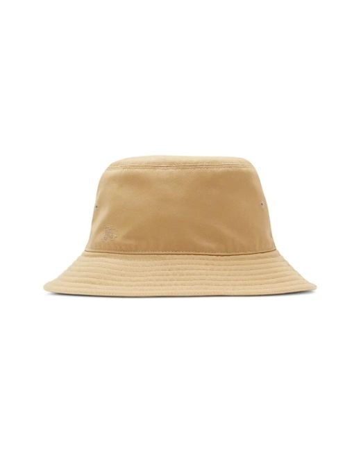 Burberry Natural Check-Pattern Reversible Bucket Hat for men