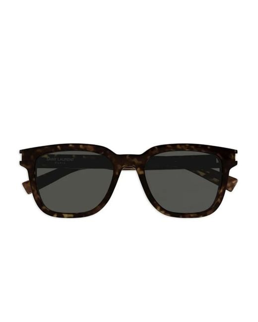 Saint Laurent Black Square-Frame Acetate Sunglasses for men