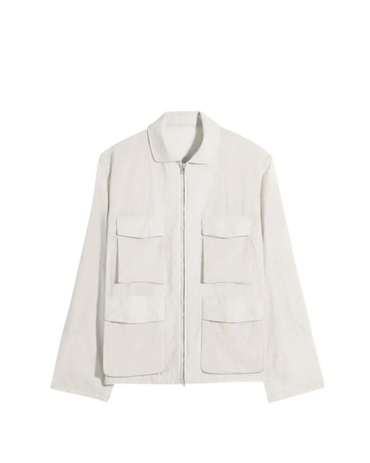 Lemaire White 3D Pocket Jacket for men