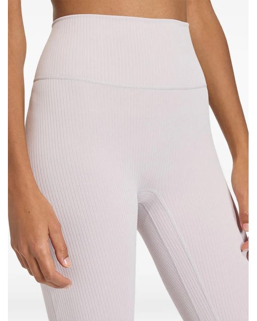 Adidas White All Me Ribbed Leggings