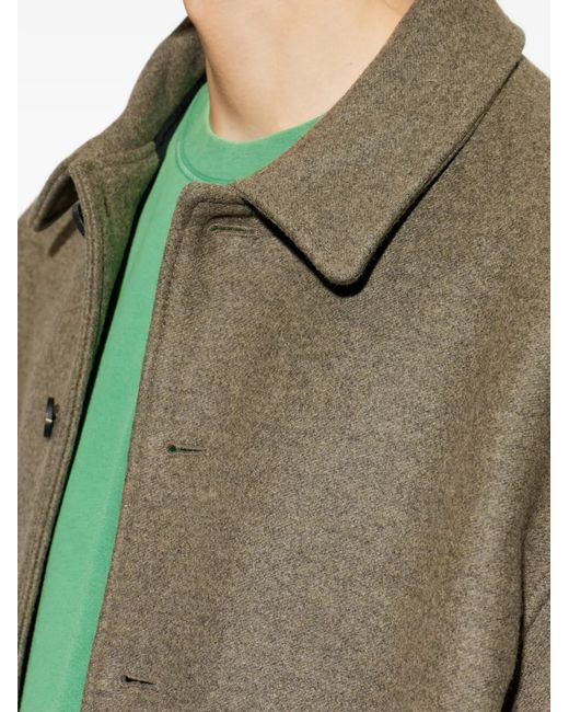 Jacquemus Jacke mit Button-down-Kragen in Green für Herren