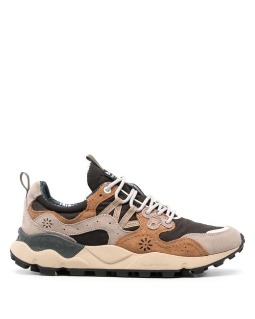 Barbour Brown X Flower Mountain Yamano 3 Uni Sneakers for men