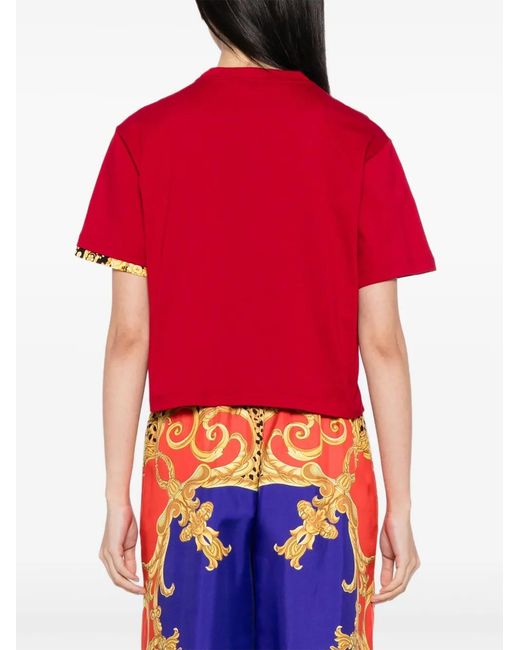 Versace Red Short-Sleeved T-Shirt