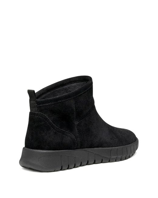 Geox Black Flextride Panelled Boots