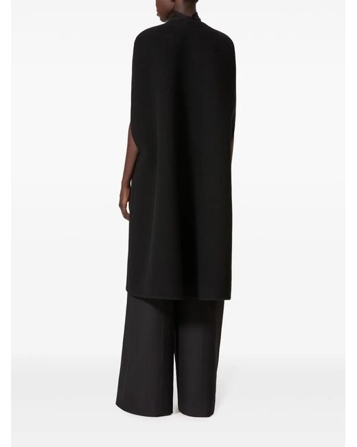 Valentino Garavani Black Fluffy Cape