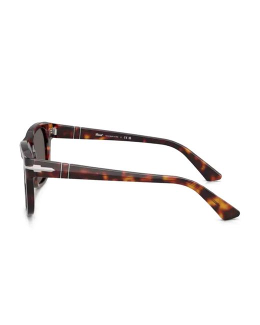Persol Brown Tortoiseshell-Effect Square-Frame Sunglasses