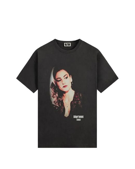 Kith Black X The Sopranos Adriana Vignette T-Shirt for men
