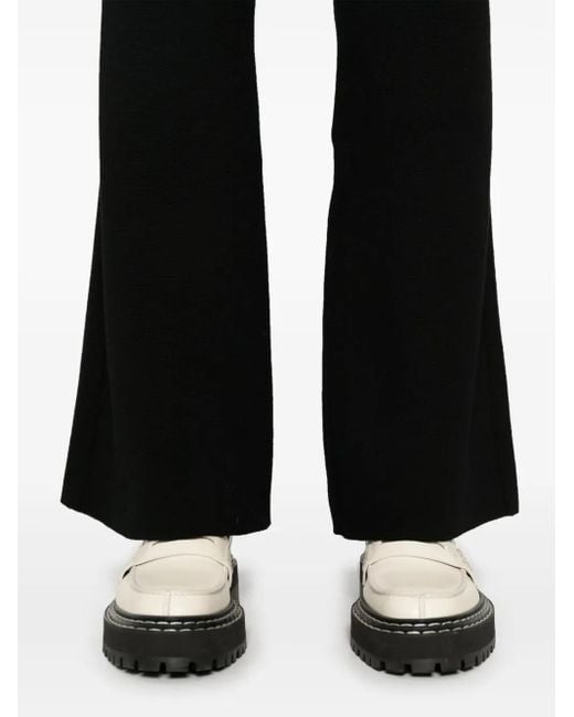 Charlott Black Flared Trousers