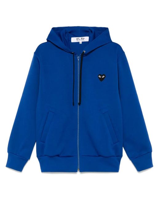 COMME DES GARÇONS PLAY ハートエンブレム パーカー Blue