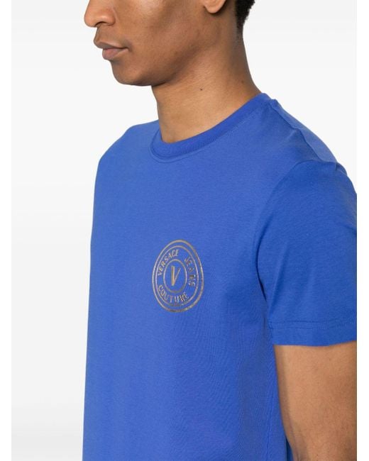 Versace Blue T-shirts And Polos for men