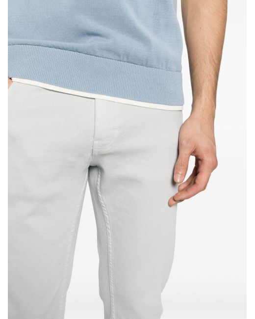 Jeans affusolati di Eleventy in White da Uomo