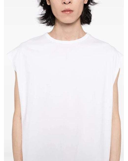 Agolde White Leonard Vest for men