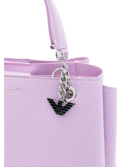 Emporio Armani ロゴ ハンドバッグ Pink