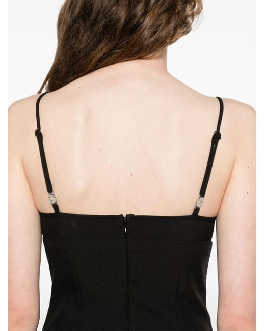 Coperni Black Dress With Asymmetrical Hem