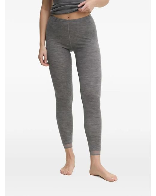 Chantelle Gray Juliana Marl-Effect High-Waist Leggings