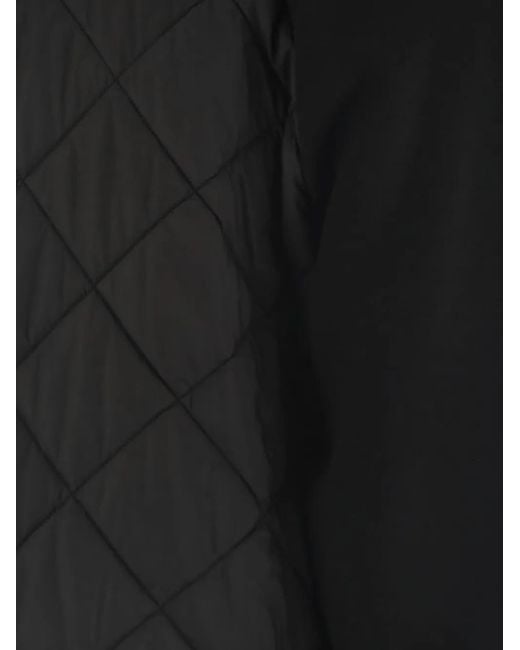 Weekend by Maxmara Gewatteerde Wollen Jas Met Dubbele Rij Knopen in het Black