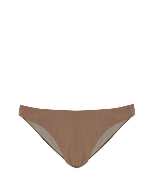 Rethinkit Studios Brown Logo-Detail Bikini Bottoms