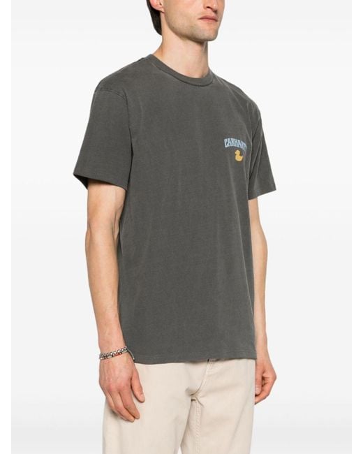 Carhartt Gray Duckin' Cotton T-shirt for men