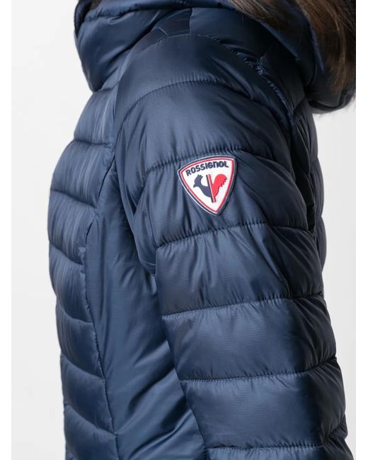 Rossignol Blue Lightweight Hooded Puffer Jacket