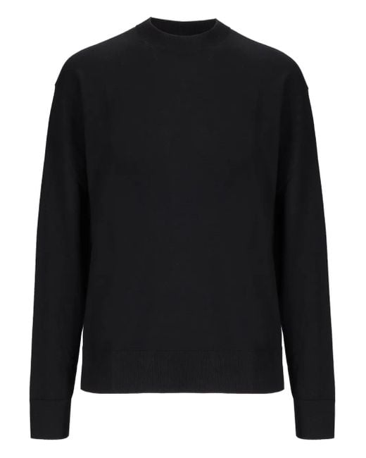 メンズ Laneus リブニット セーター Black