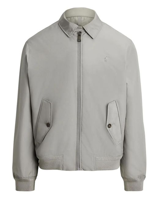 Polo Ralph Lauren メンズ グレー ジップアップ リネンウインド