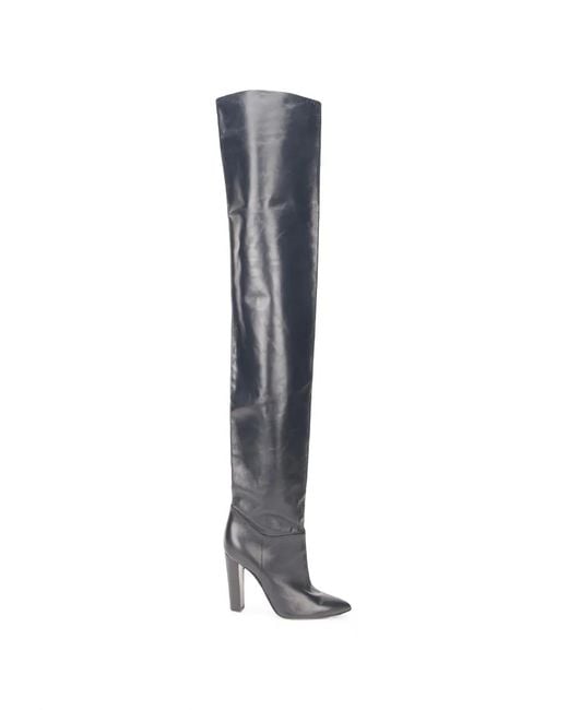 Philosophy Di Lorenzo Serafini Blue Pointed-Toe Boots