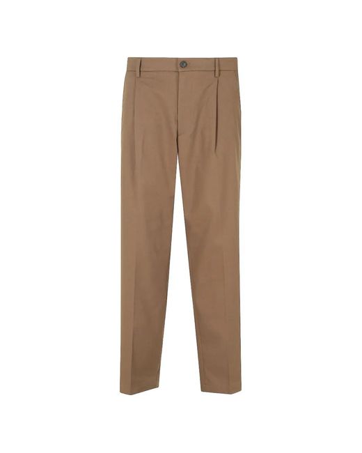Department 5 Natural Logo-Patch Trousers for men
