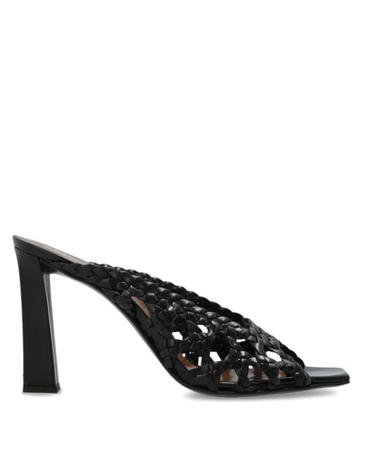 Giuseppe Zanotti Black 90Mm Gz Mya Cage Sandals