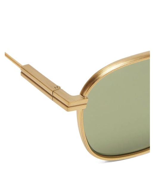 Zegna Metallic Square-Frame Sunglasses for men
