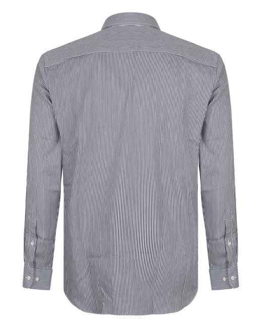 SELECTED Blue Striped Shirt for men