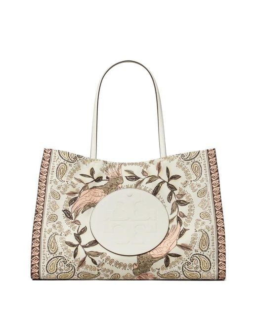 Tory Burch Natural Ella Printed Tote