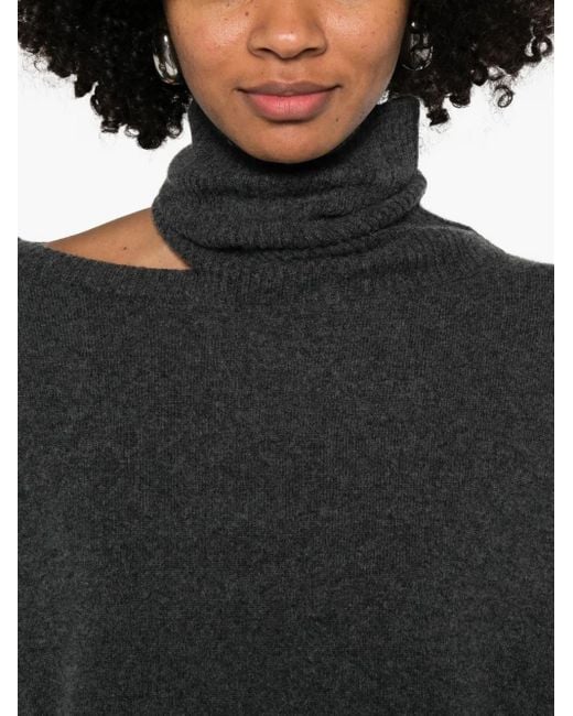 Uma Wang Roll-neck Sweater Black