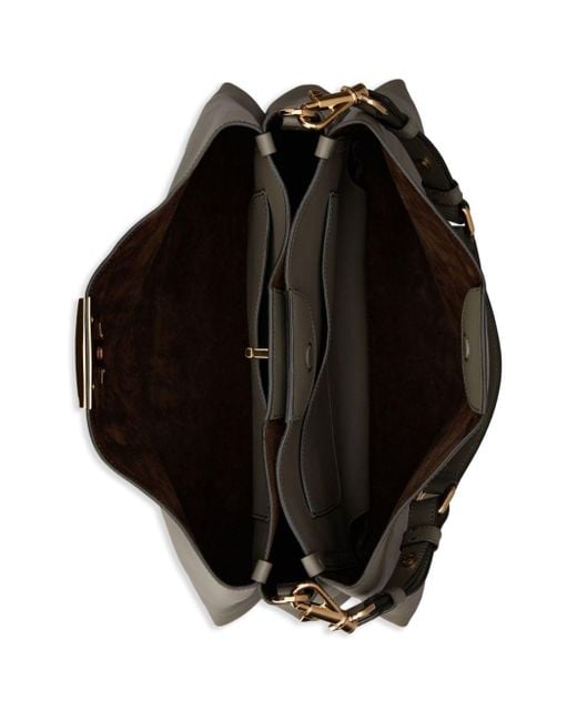 Tod's Brown T Timeless Leather Shoulder Bag