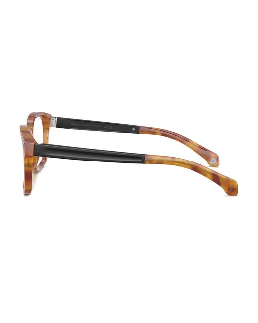 Moncler Brown Tortoiseshell Square Glasses