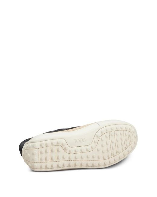 Tod's White Suede Espadrille Sneakers for men