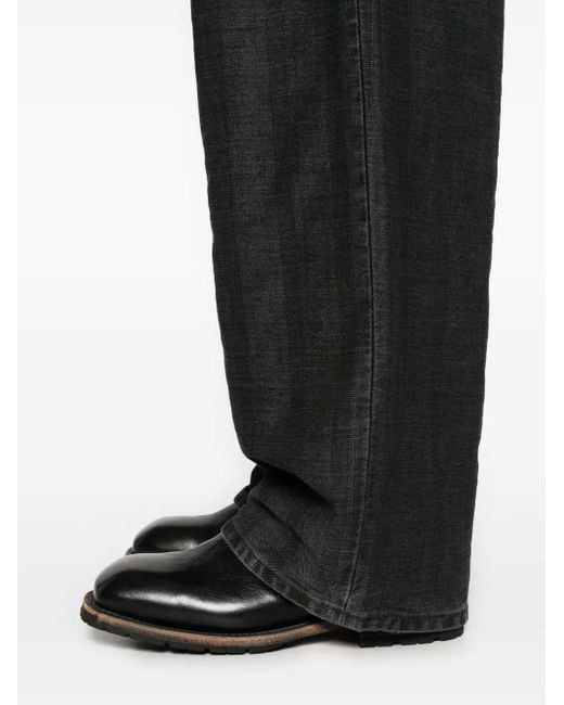 メンズ Our Legacy Coated Herringbone Jeans Gray