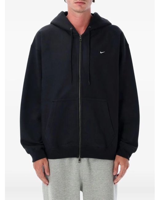 Nike Hoodie mit Logo-Stickerei in Black für Herren