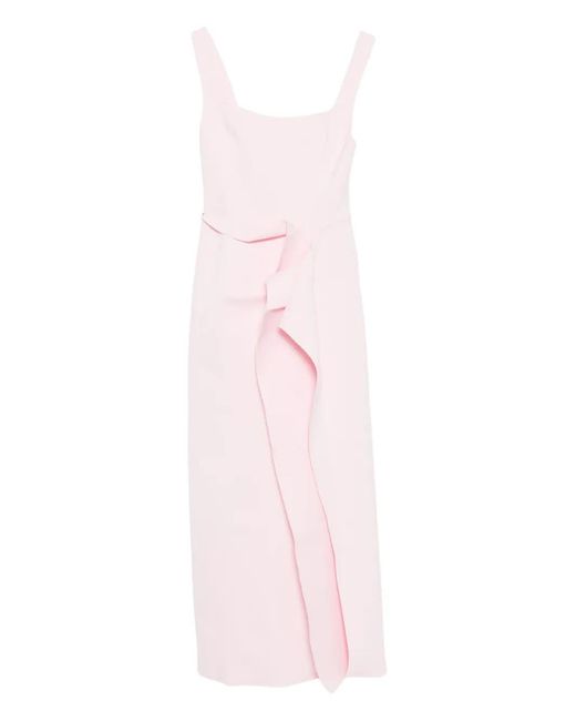Acler Pink Tuthill Midi Dress