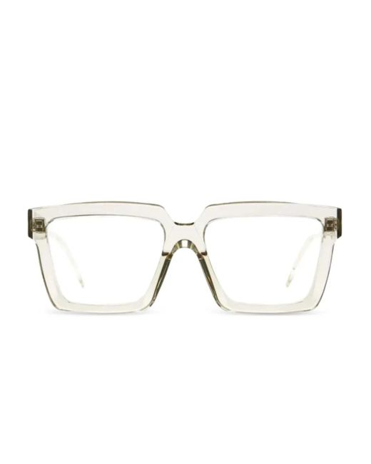 Kuboraum K26 Bril Met Vierkant Montuur in het Gray