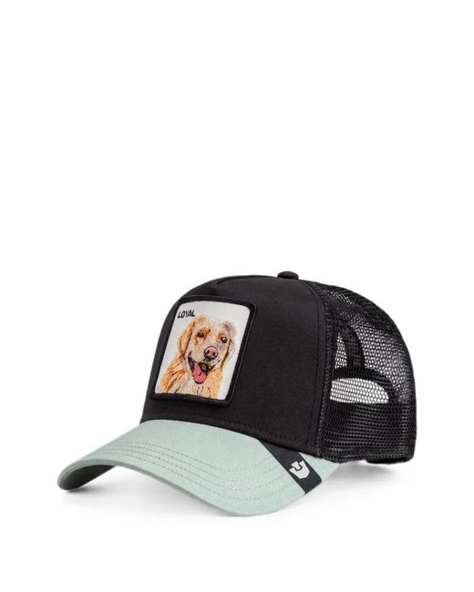 Goorin Bros Black The Loyal Dog Animal-Patch Baseball Cap for men