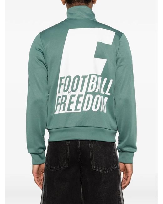 Chaqueta De Chándal Con Tres Rayas Adidas de hombre de color Blue