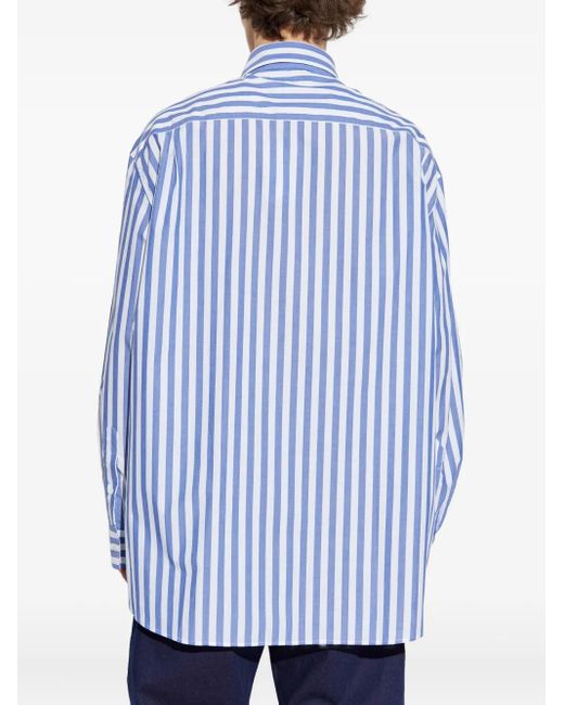 メンズ J.W. Anderson ストライプ シャツ Blue