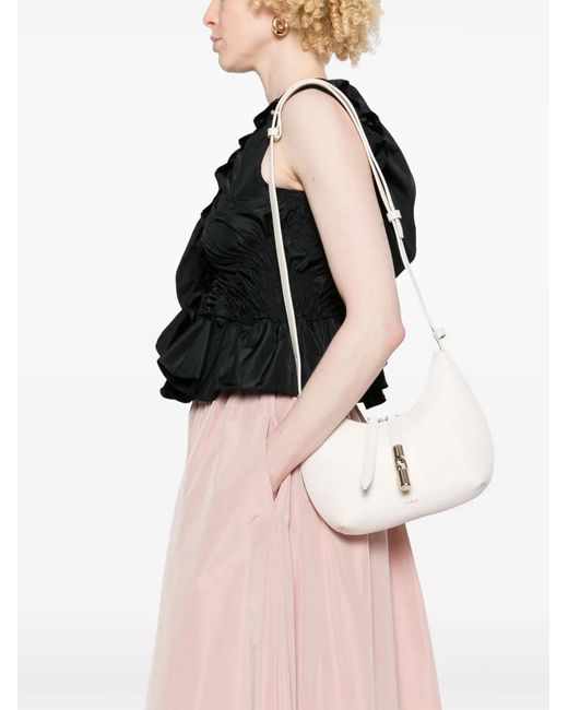 Furla White Drop Bag